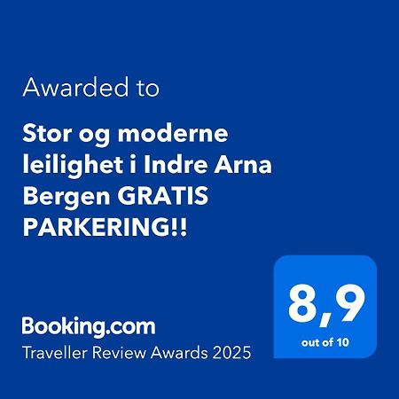 Stor Og Moderne Leilighet I Indre Arna Bergen Gratis Parkering!! Dış mekan fotoğraf